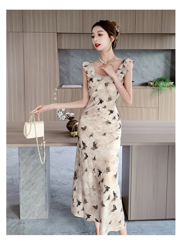 【dress】プリントキャミワンピース　M23963
