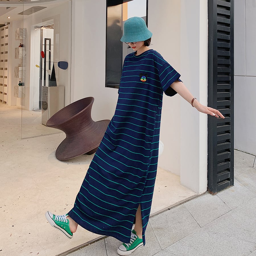 【dress】ボーダー柄ワンピース　M24960