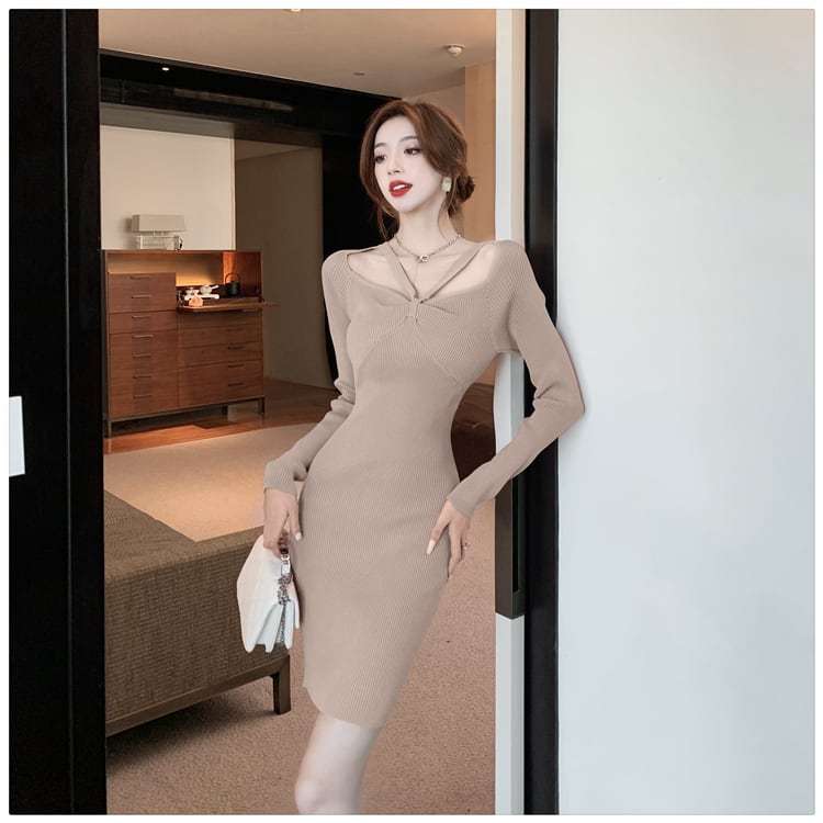 【dress】ニットワンピース　M27466