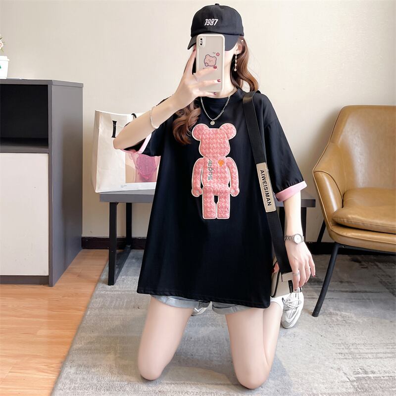 【tops】半袖偽二つ切り替えTシャツG20029