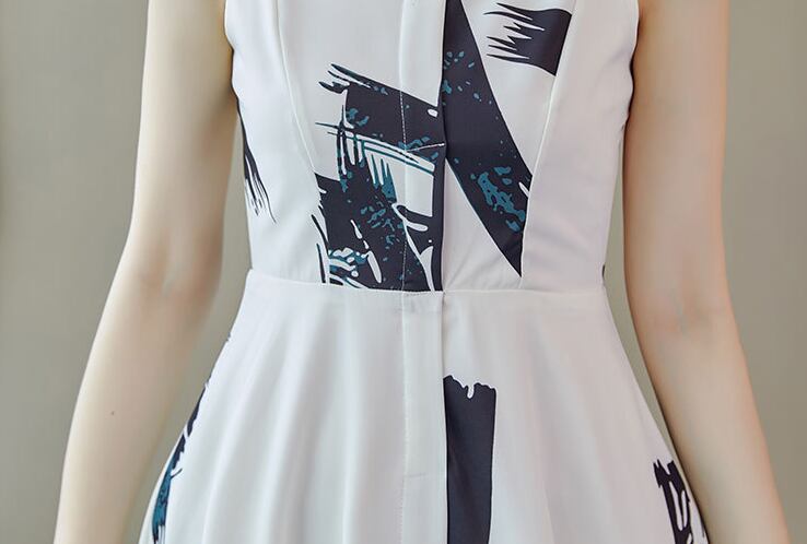 【dress】好感度UP!気質満点プリントスウィートキャミワンピース G0141