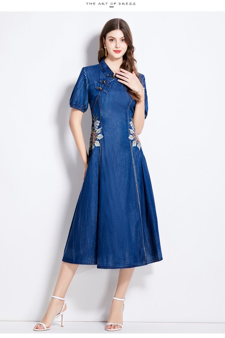 【dress】デニムワンピース　M24577