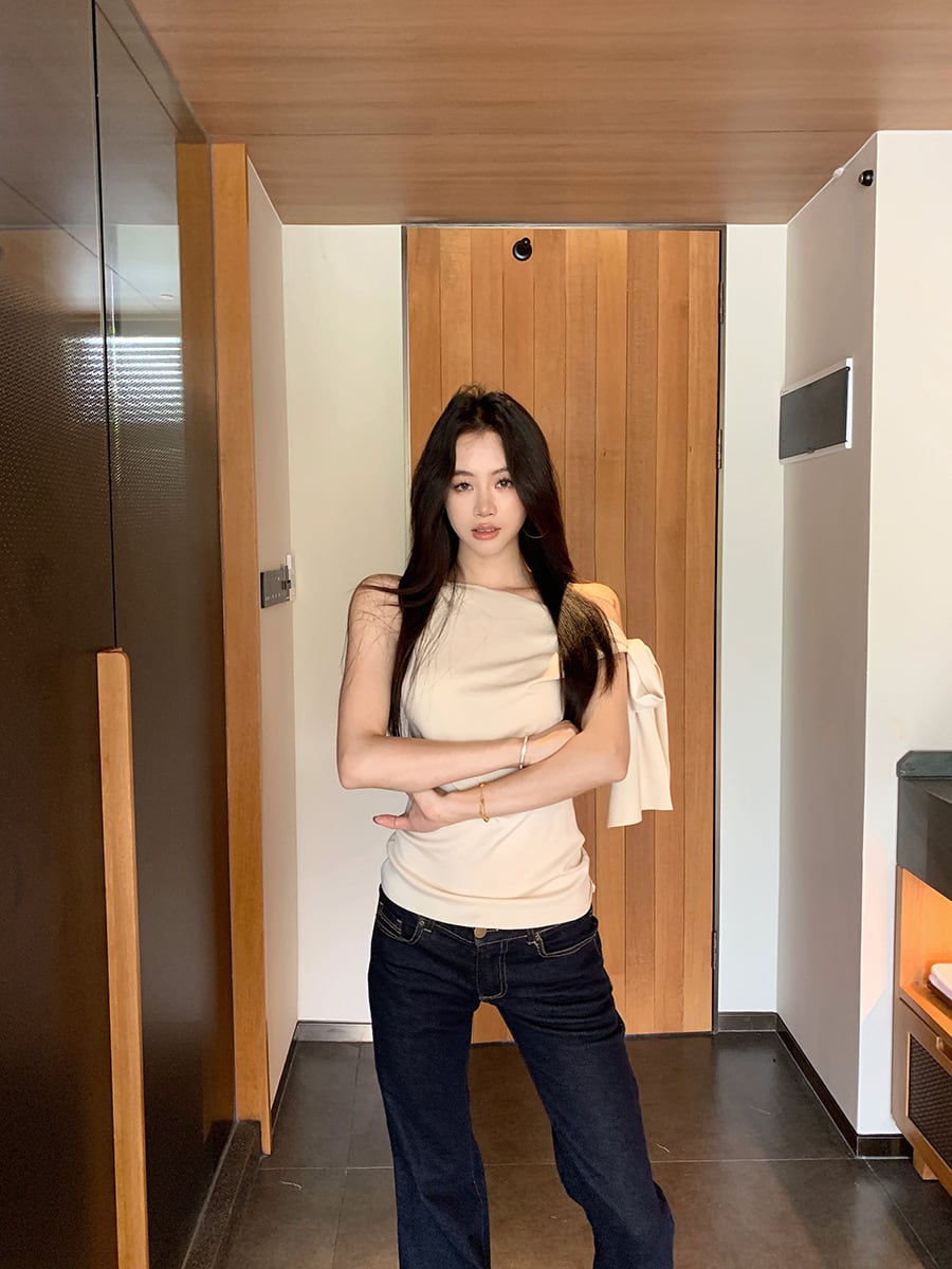 【tops】オフショルダーTシャツ　M29794