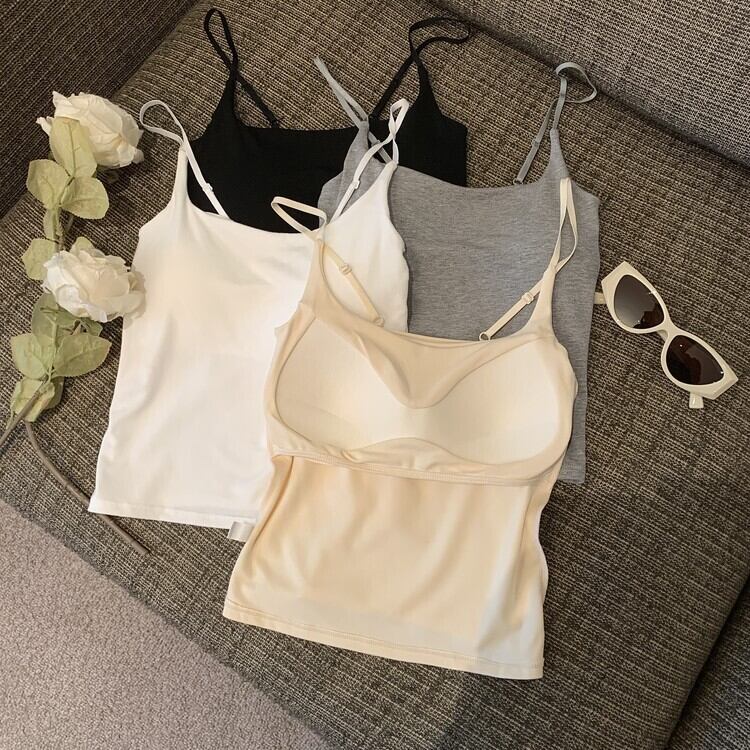 【tops】カップ付きキャミソール　M29523