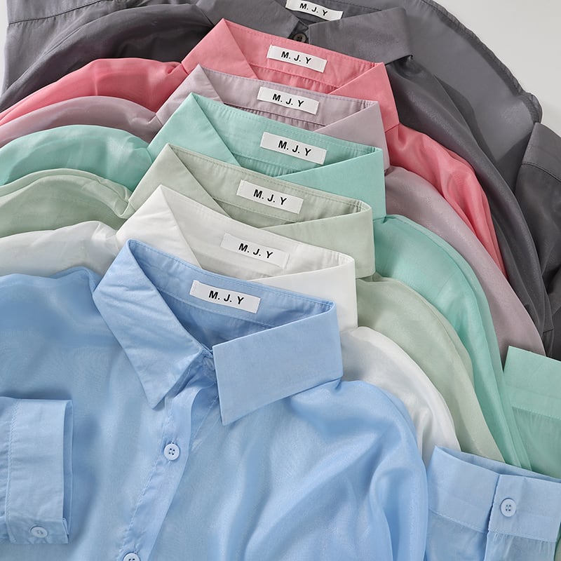 【tops】紫外線対策シャツトップス　M24689