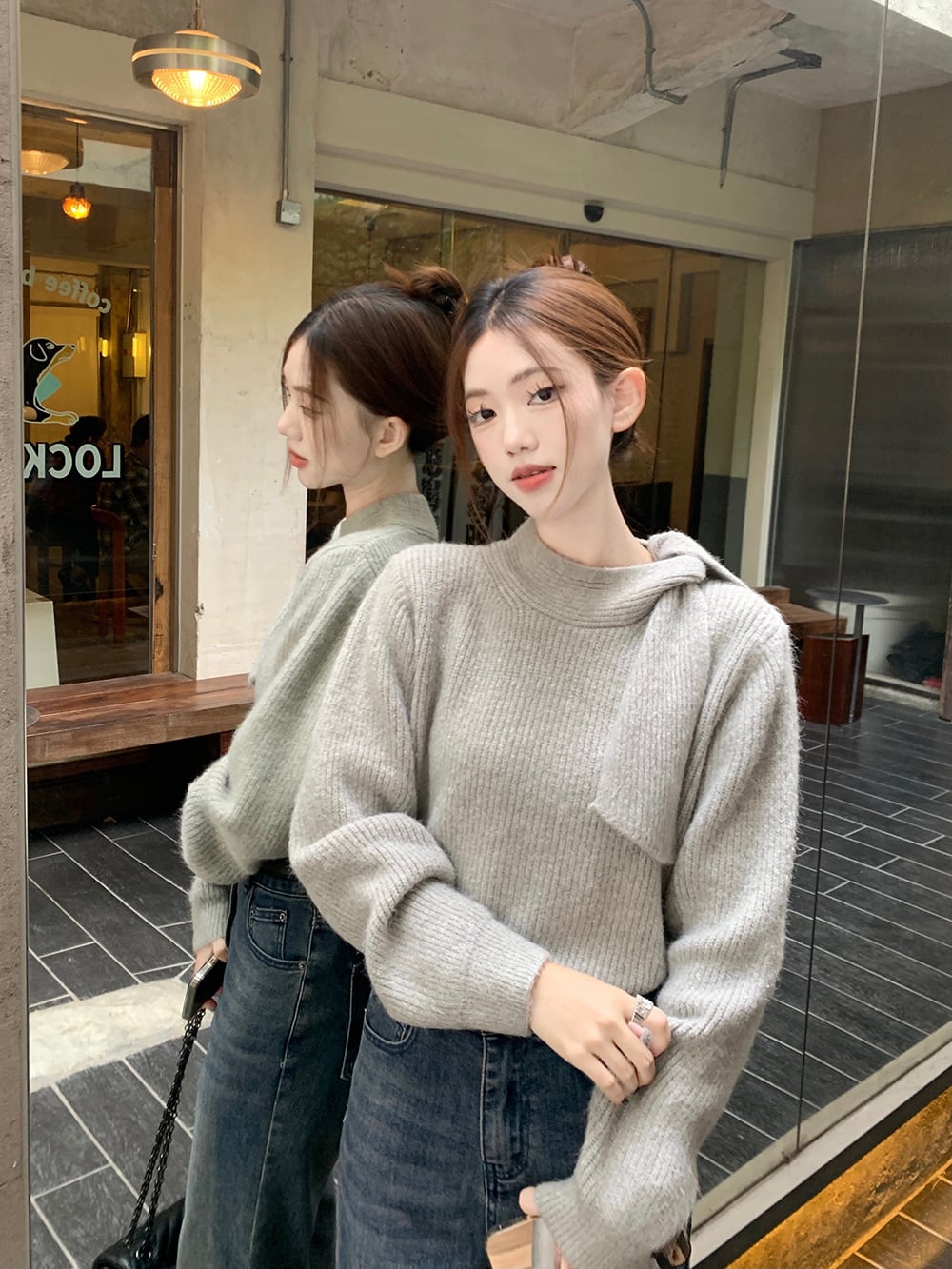 【tops】ニットセーター　M27682