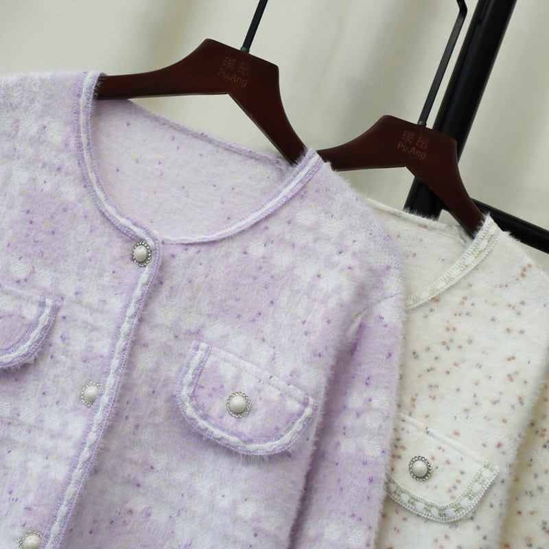 【outer】ニットカーデ　M26073
