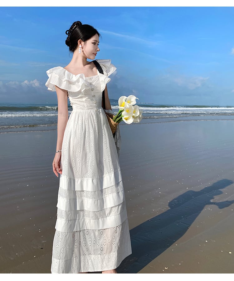 【dress】フリルワンピース　M24984