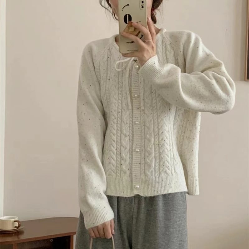 【outer】ニットカーデ　M25915
