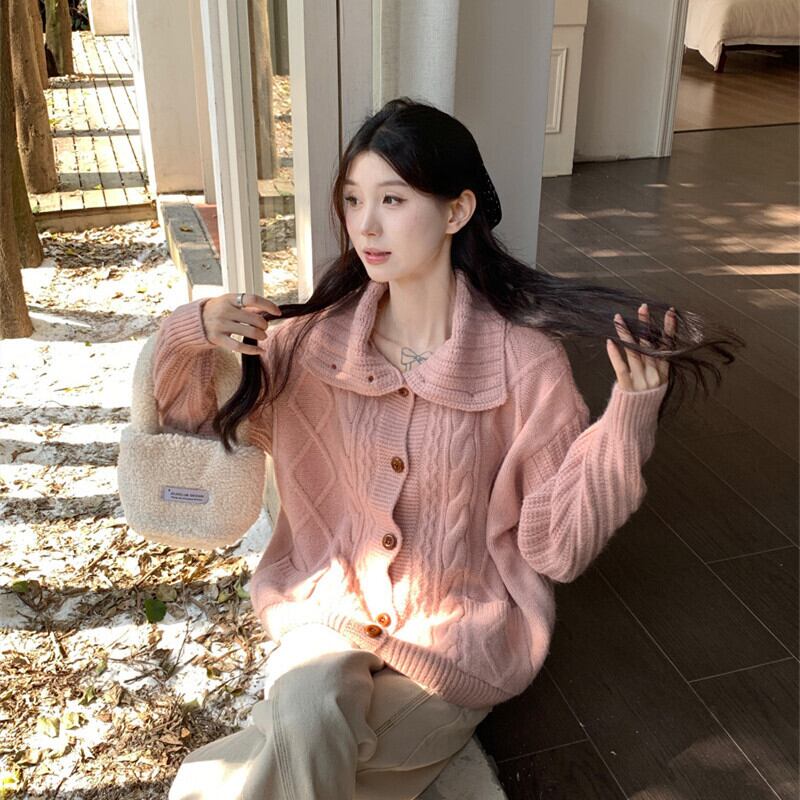 【outer】ニットカーデ　M27648
