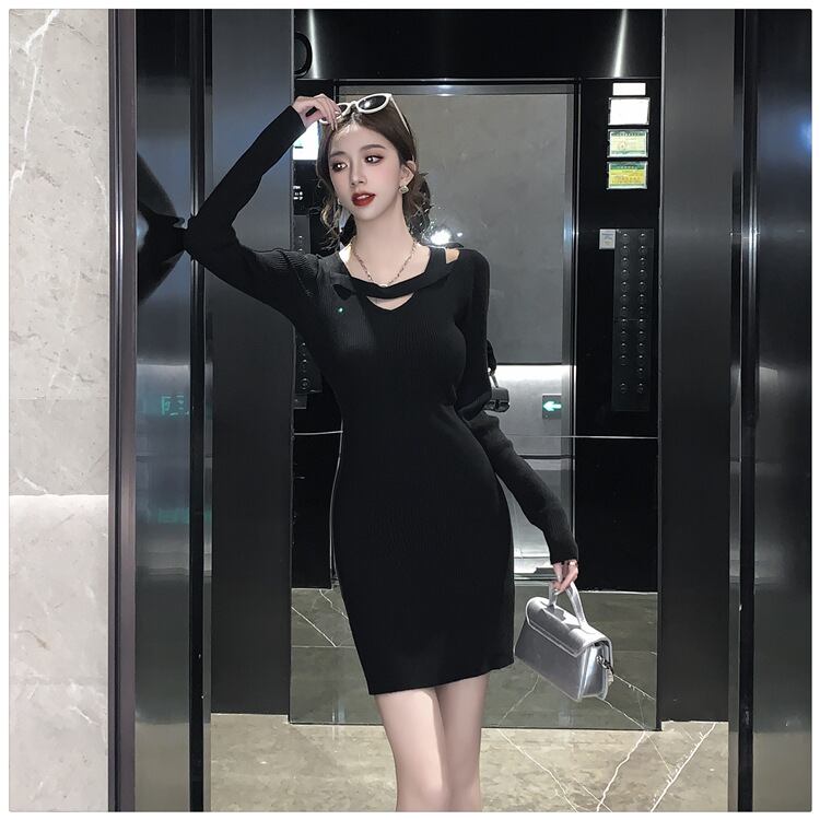【dress】ニットワンピース　M27877