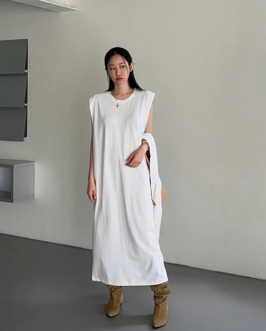 【dress】ノースリーブワンピース　M25068