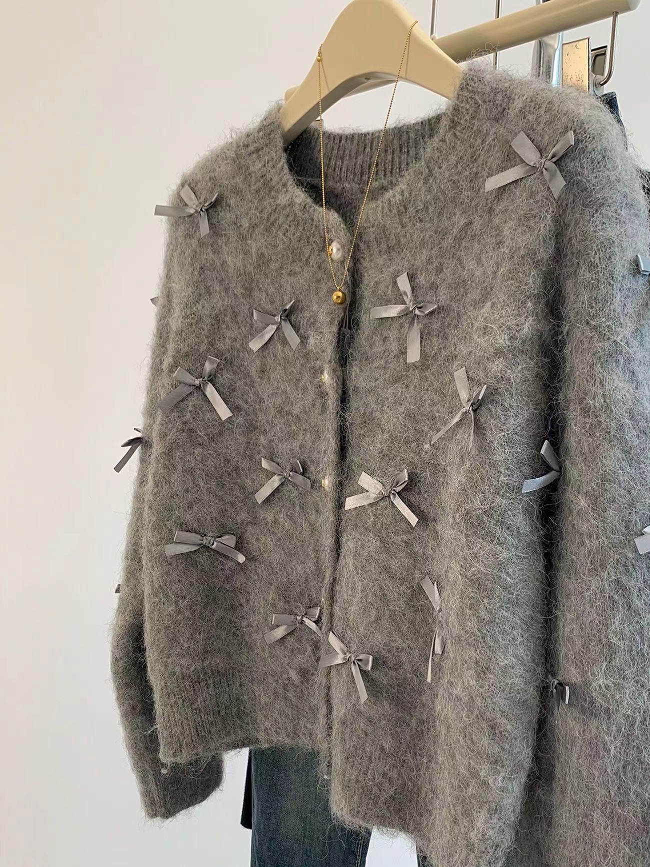 【outer】ニットカーデ　M29242
