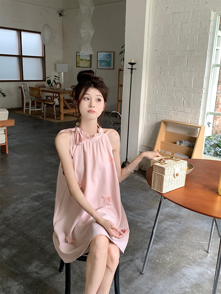 【dress】ホルターネックワンピース　M24824
