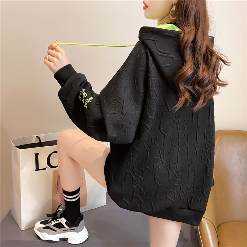 【tops】着回し力抜群!韓国系スウィートデザイン薄手パーカー G1620