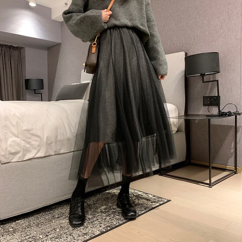 【bottoms】エレガント気質満点レディース存在感アップカジュアルスカート