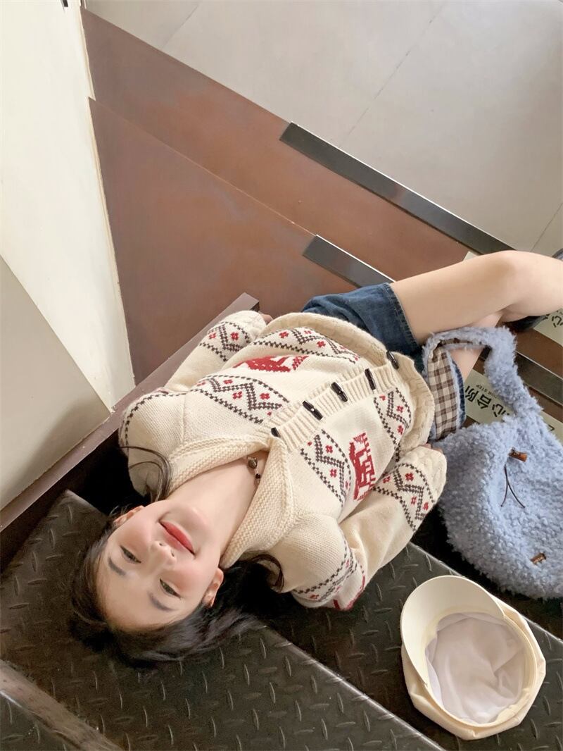 【outer】ニットカーデ　M27388
