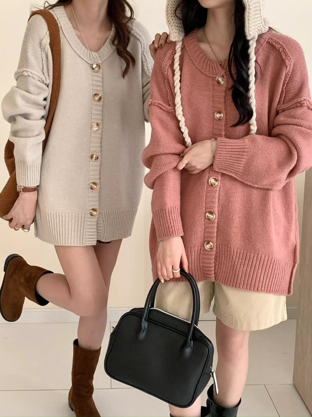 【outer】ニットカーデ　M26004