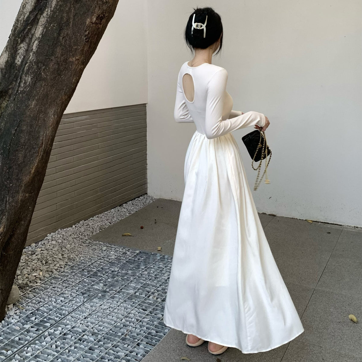 【dress】バックオーポンワンピース　M29711