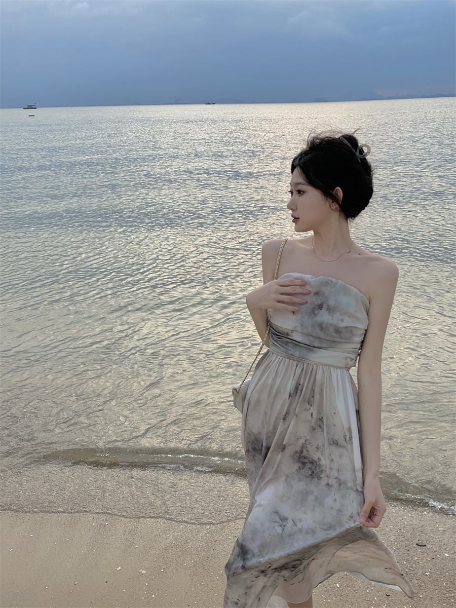 【dress】ベアトップワンピース　M25294