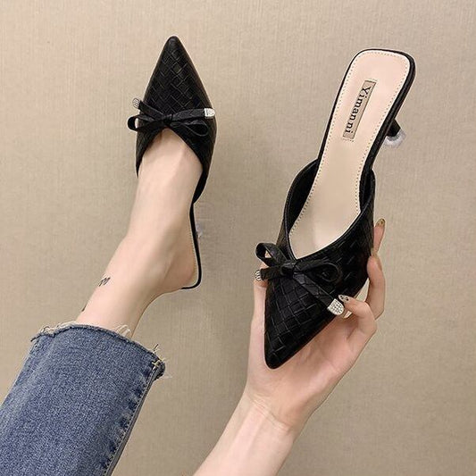 【shoes】好感度満載！3色履きやすい合わせやすい蝶々結びサンダル