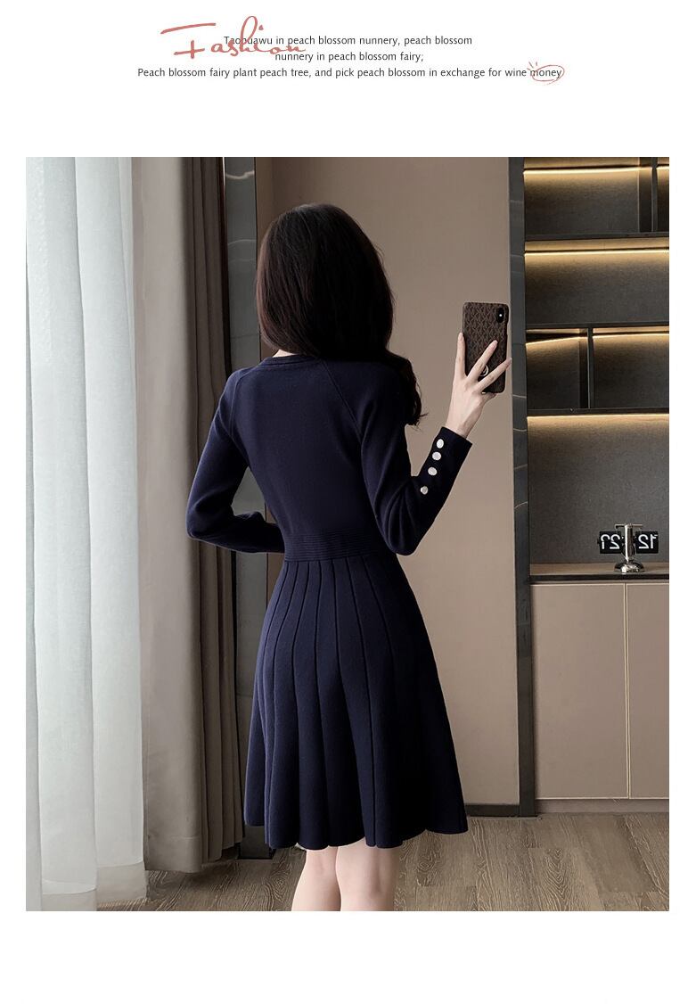 【dress】ニットワンピース　M18909