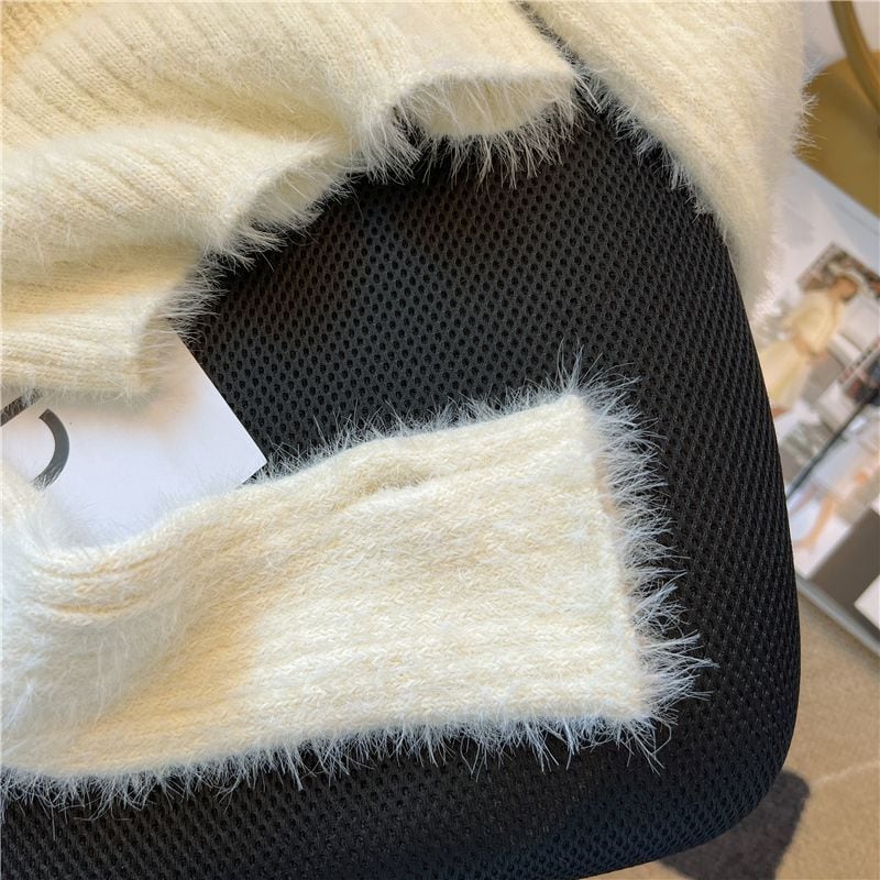 【tops】パールニットセーターアームカバー付き　M26419