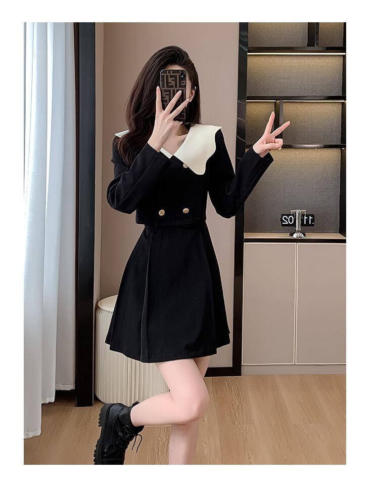 【dress】Aラインデートワンピース　M18848