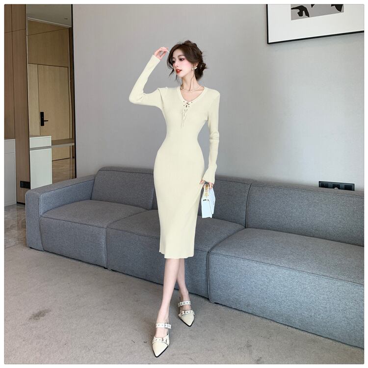 【dress】ニットワンピース　M18562