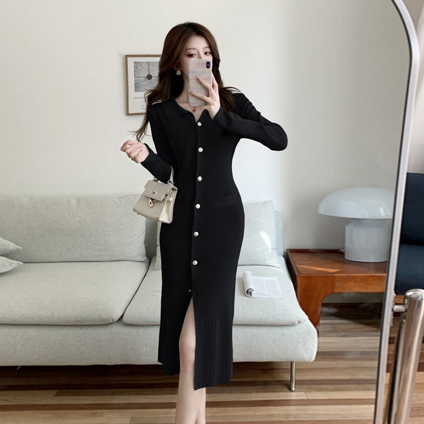 【dress】ニットワンピース　M25802