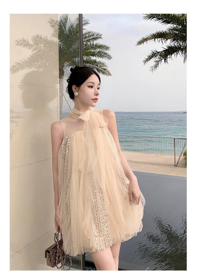 【dress】ノースリーブワンピース　M25288
