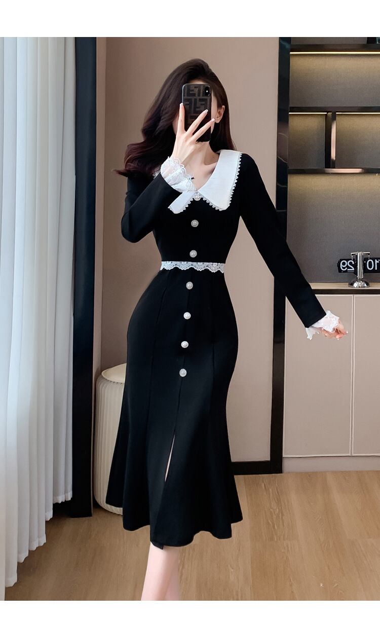 【dress】ドールカラーマーメイドワンピース G20141