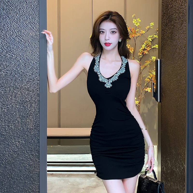 【dress】ビジューワンピース　M24586
