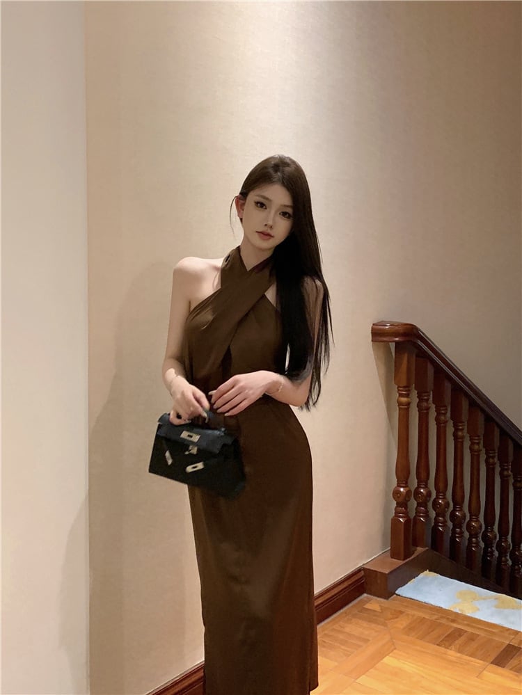 【dress】Aラインキャミワンピース G21084