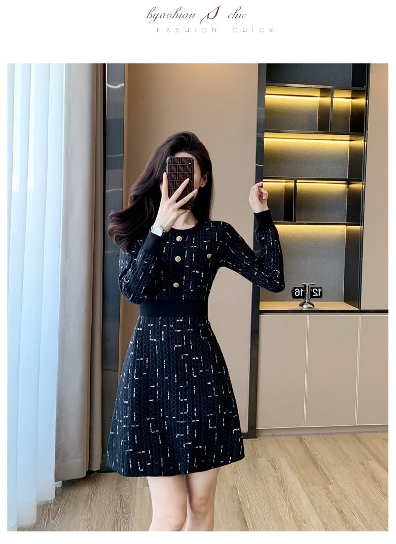 【dress】ニットワンピース　M25461