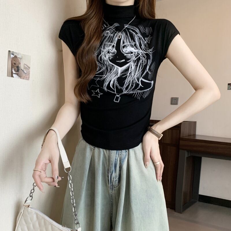 【tops】ハーフネックTシャツG20245