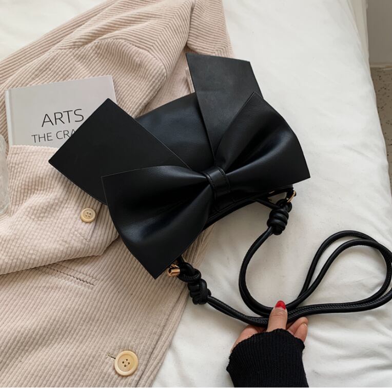 【小物】リボン秋冬新作オシャレファッションメッセンジャーバッグ G3485