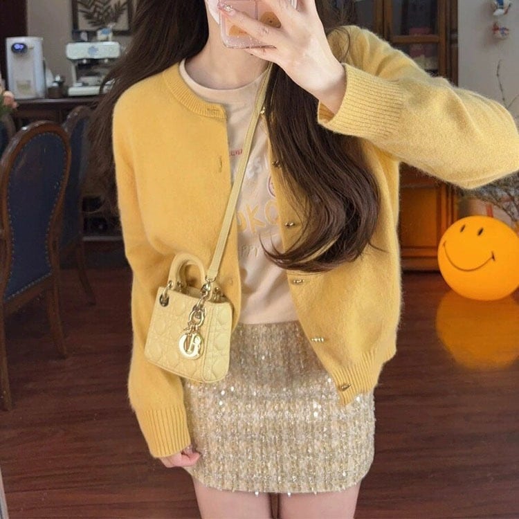 【outer】ニットカーデ　M28457