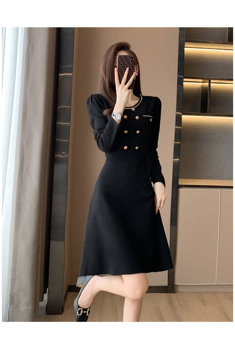 【dress】ニットワンピース　M25486