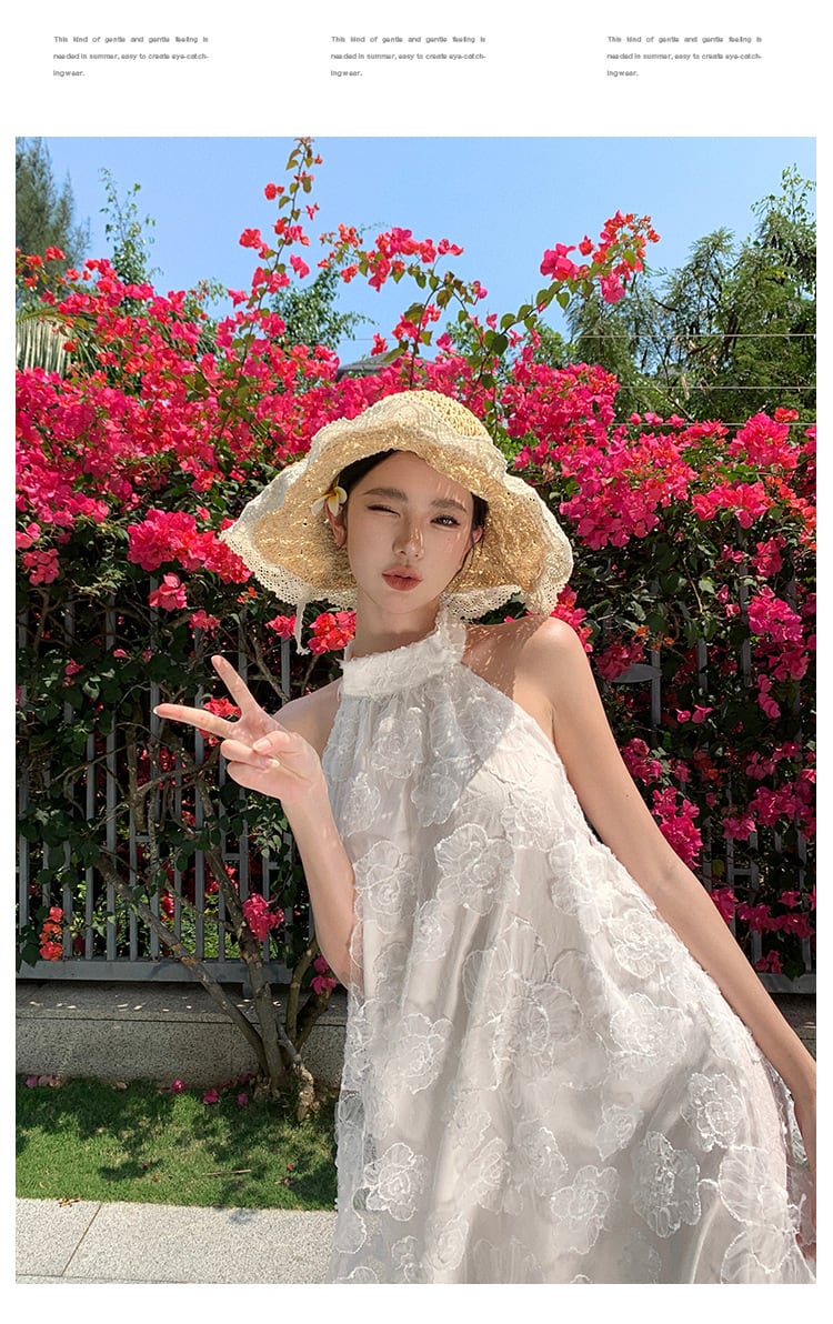 【dress】ホルターネックワンピース　M25290