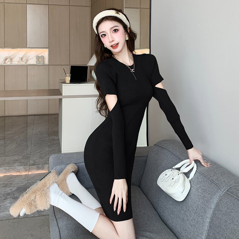 【dress】ニットワンピース　M19011