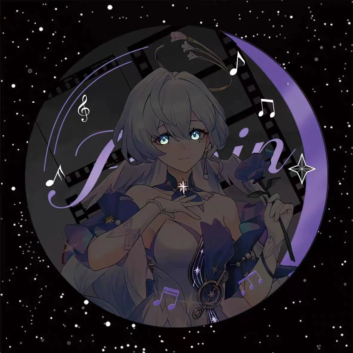 【GOODS】崩壊スターレイル サンデー ロビン　缶バッジ Q0229