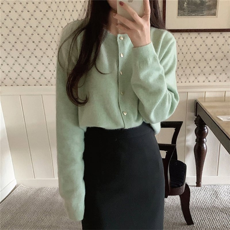 【outer】ニットカーデ　M25958