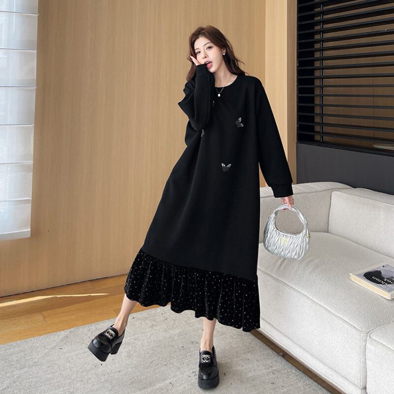 【dress】ビジューカジュアルワンピース　M28937