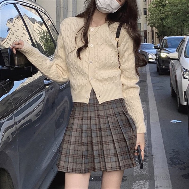 【outer】ニットカーデ　M25957