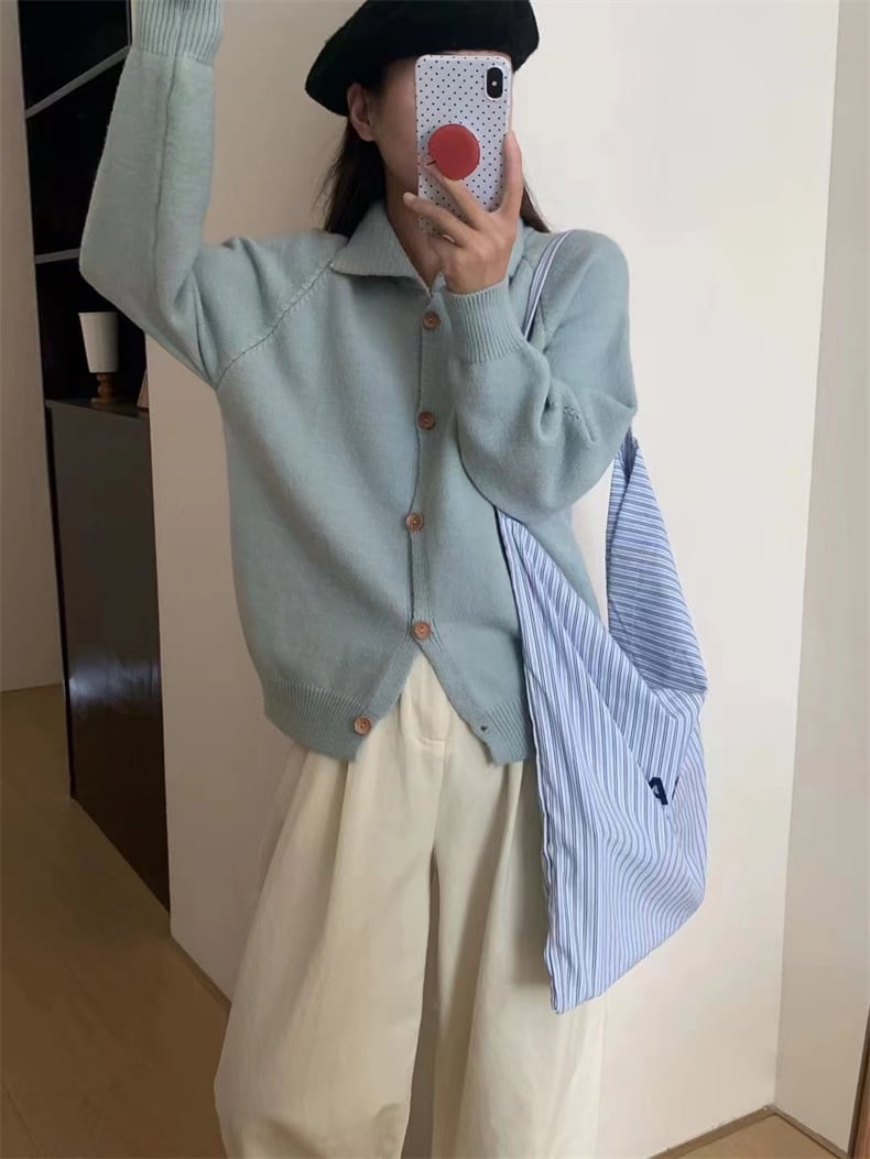 【outer】ニットカーデ　M25611
