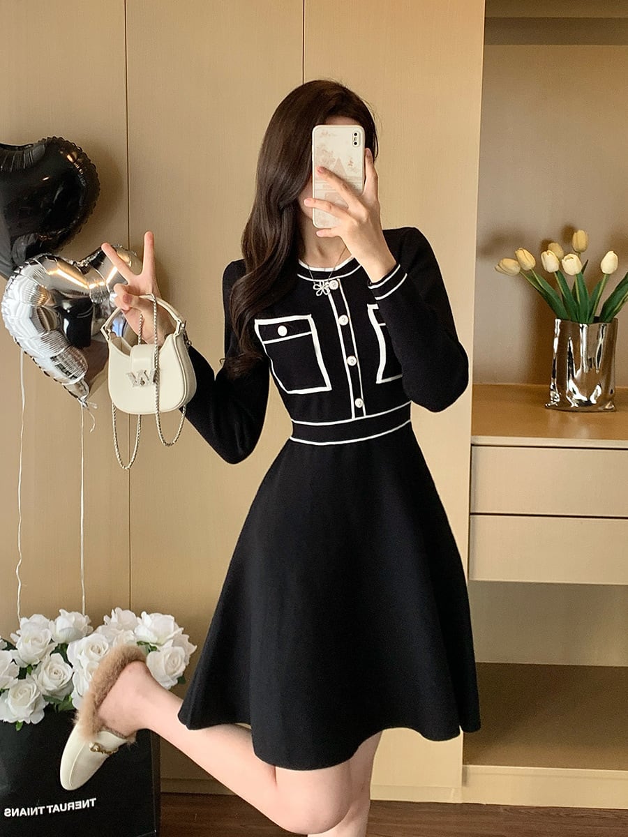 【dress】ニットワンピース　M28391