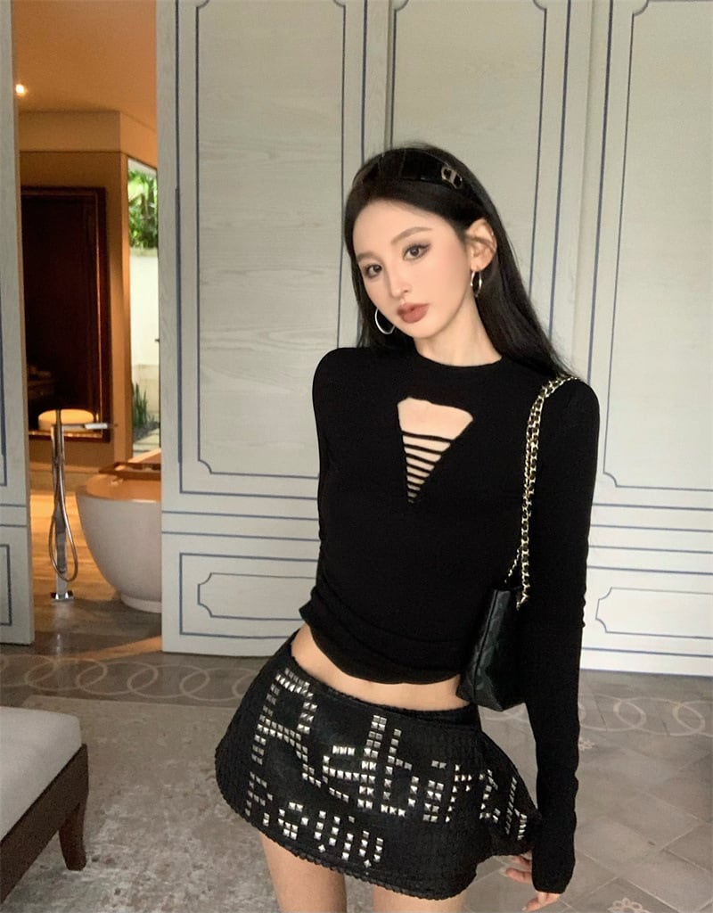 【tops】長袖Tシャツ　M29685