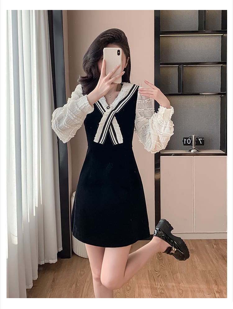 【dress】ドッキングワンピース　M29364
