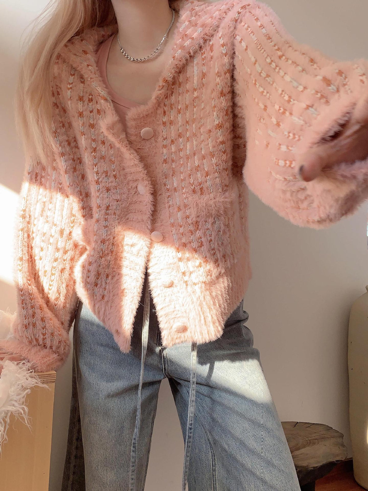 【outer】ニットカーデ　M27215
